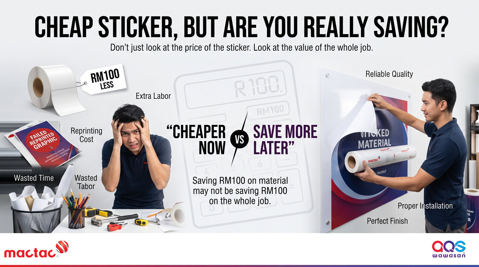 Spend More to Save More: Is Cheaper Sticker Material Really Saving You Money?