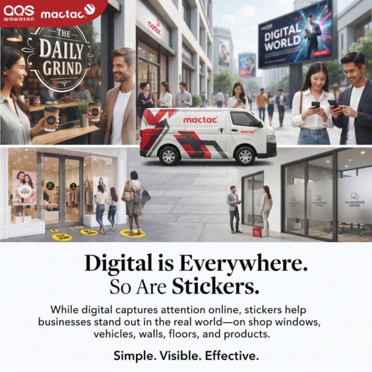 Sticker Still Matters: Why Self-Adhesive Materials Remain Relevant in Modern Signage